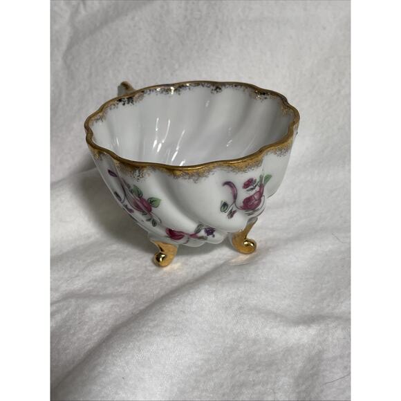 Vintage Fred Roberts Co. San Francisco Footed Rose Tea Cup Saucer Japan - Picture 2 of 7